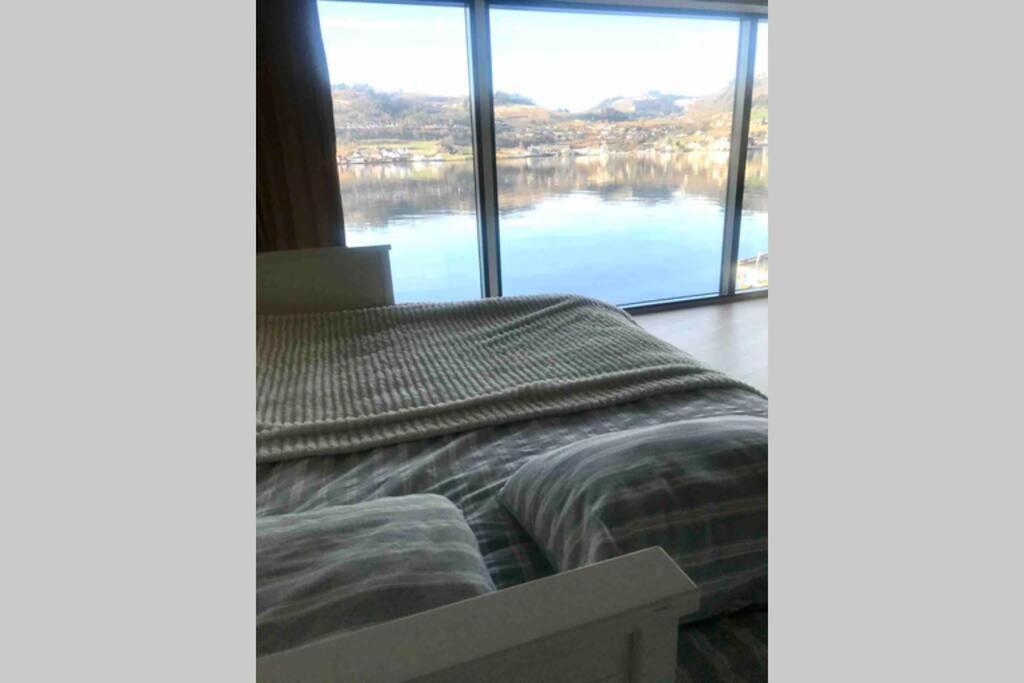 Panoramaresort In Hardangerfjorden Leilighet I Sjokanten Ved Hardangerfjorden For 7 Personer Boat , Sauna,Kajak, Sup For Rent Øystese 외부 사진