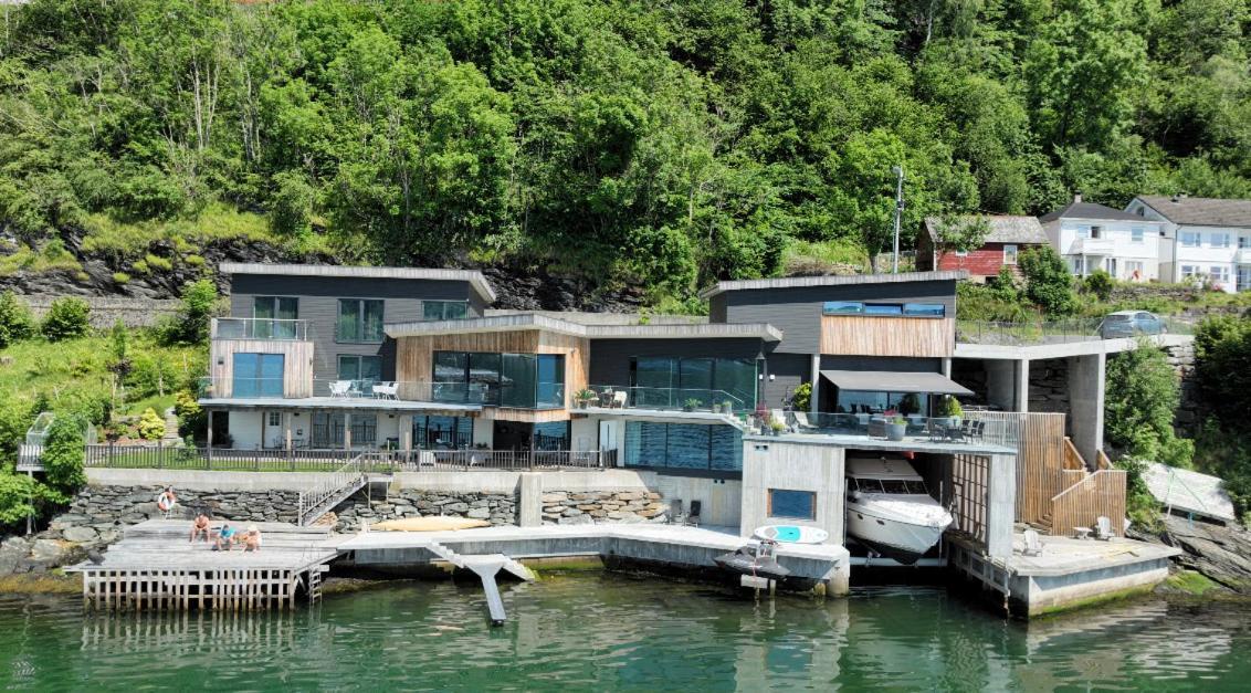 Panoramaresort In Hardangerfjorden Leilighet I Sjokanten Ved Hardangerfjorden For 7 Personer Boat , Sauna,Kajak, Sup For Rent Øystese 외부 사진