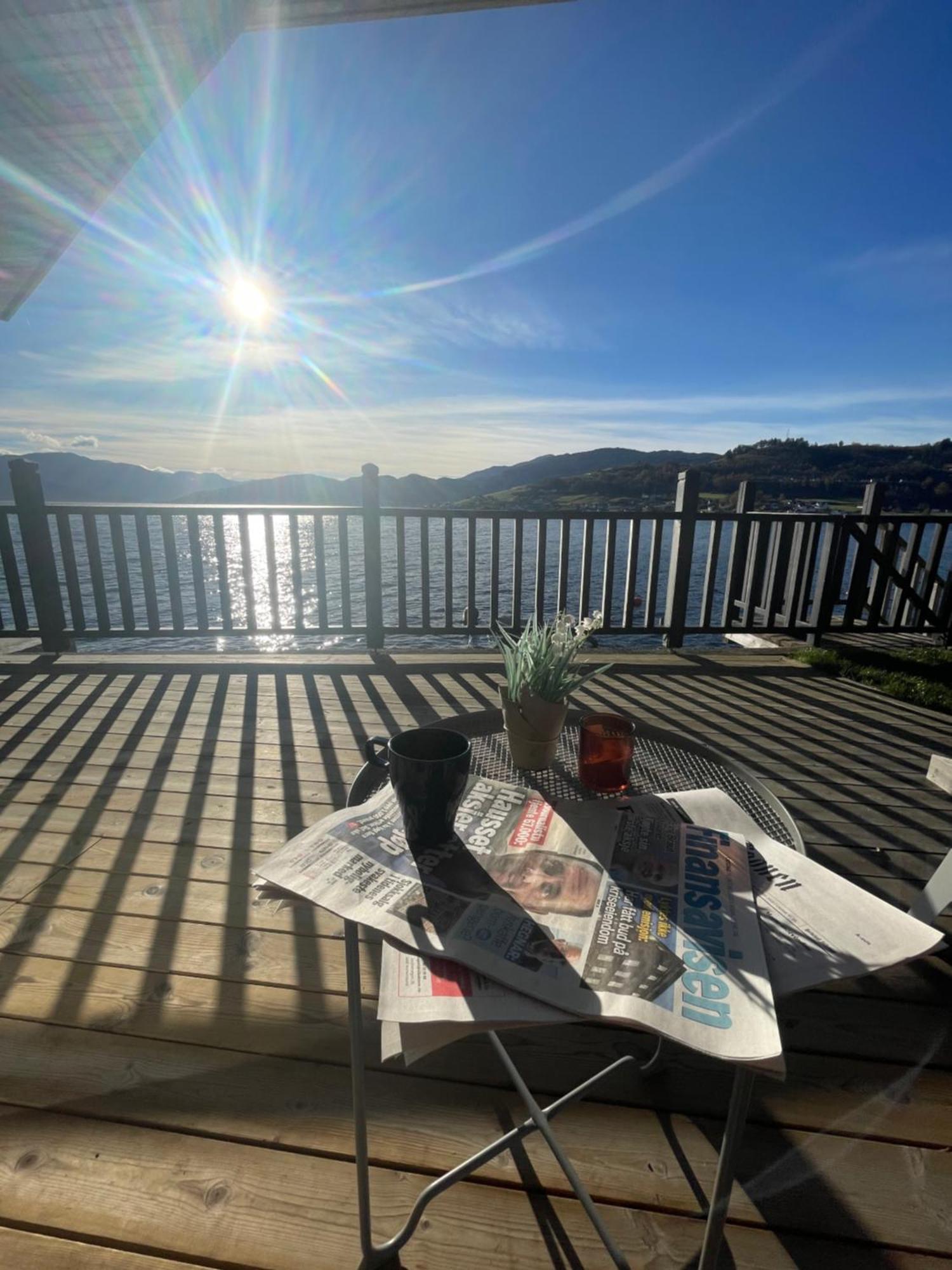 Panoramaresort In Hardangerfjorden Leilighet I Sjokanten Ved Hardangerfjorden For 7 Personer Boat , Sauna,Kajak, Sup For Rent Øystese 외부 사진